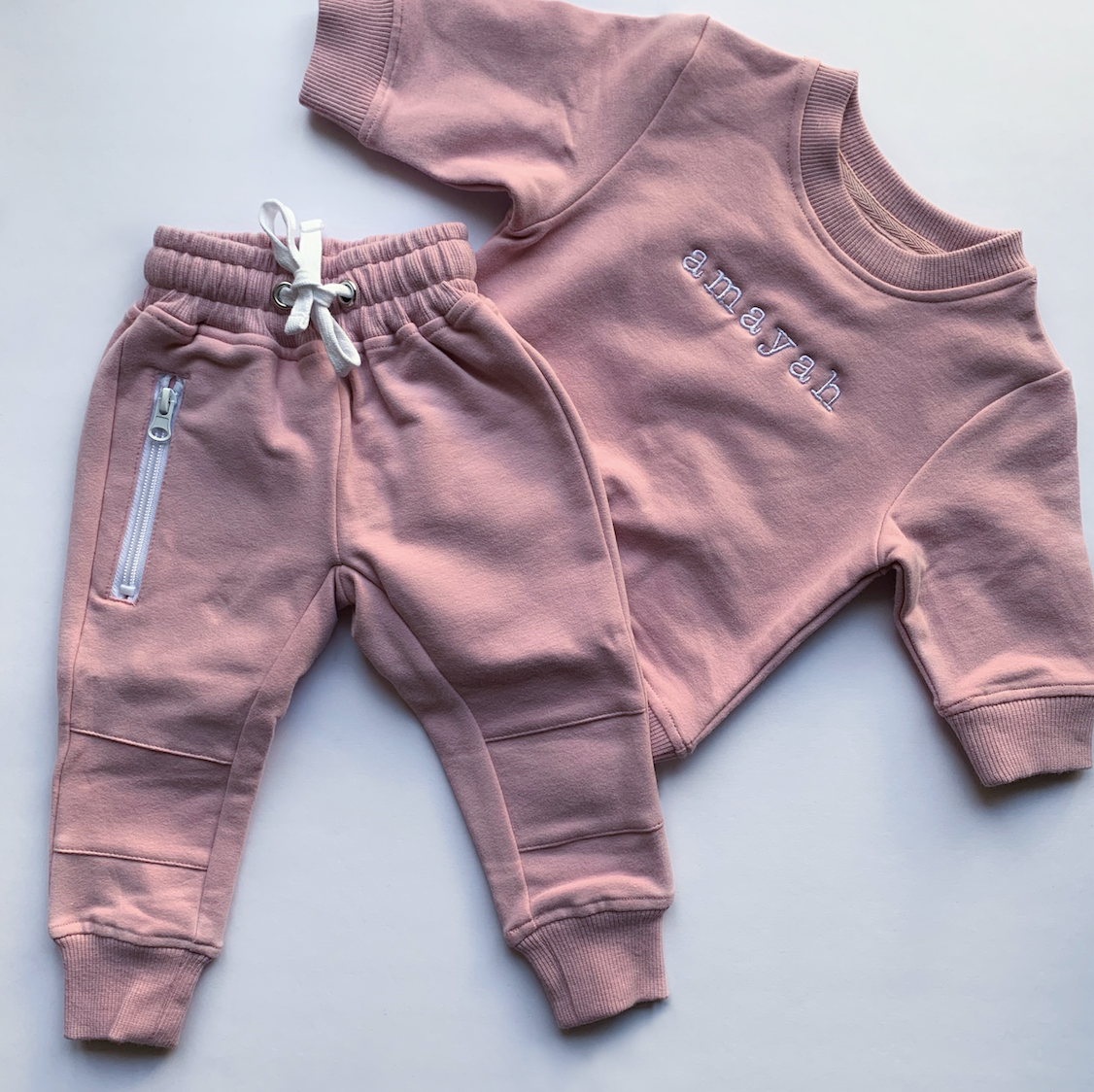 Baby girl joggers on sale set