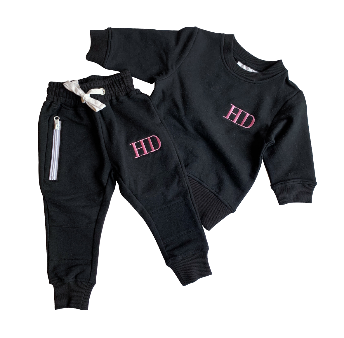 Personalised initial cheap baby tracksuit